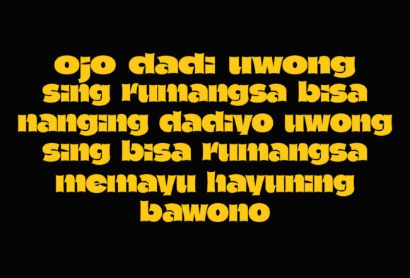 Gendis Font - Preview 4