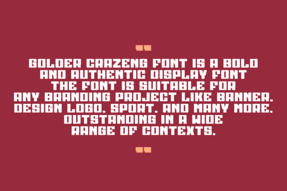 Golder Crazeng Font - Preview 4