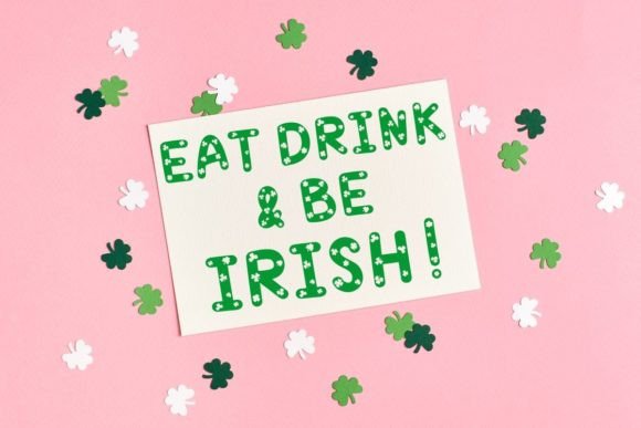 Irish Font PNG with transparent background - Preview 1