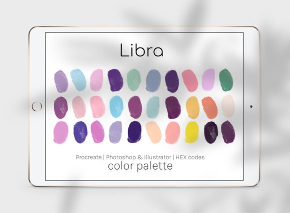 Libra Color Palette Graphic by thedigitaldoodle · Creative Fabrica