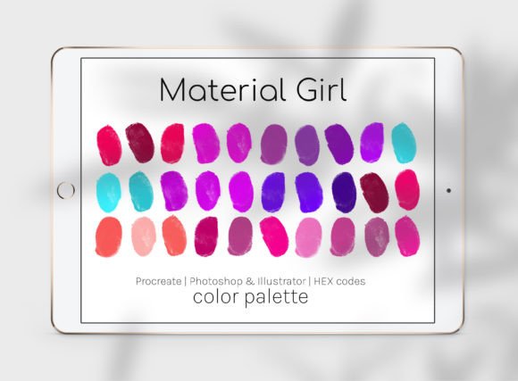 Material Girl Color Palette