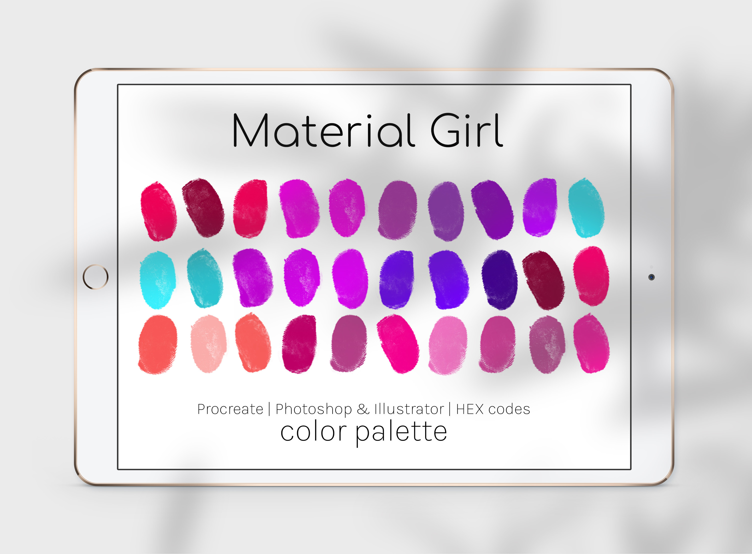 Material Girl Color Palette