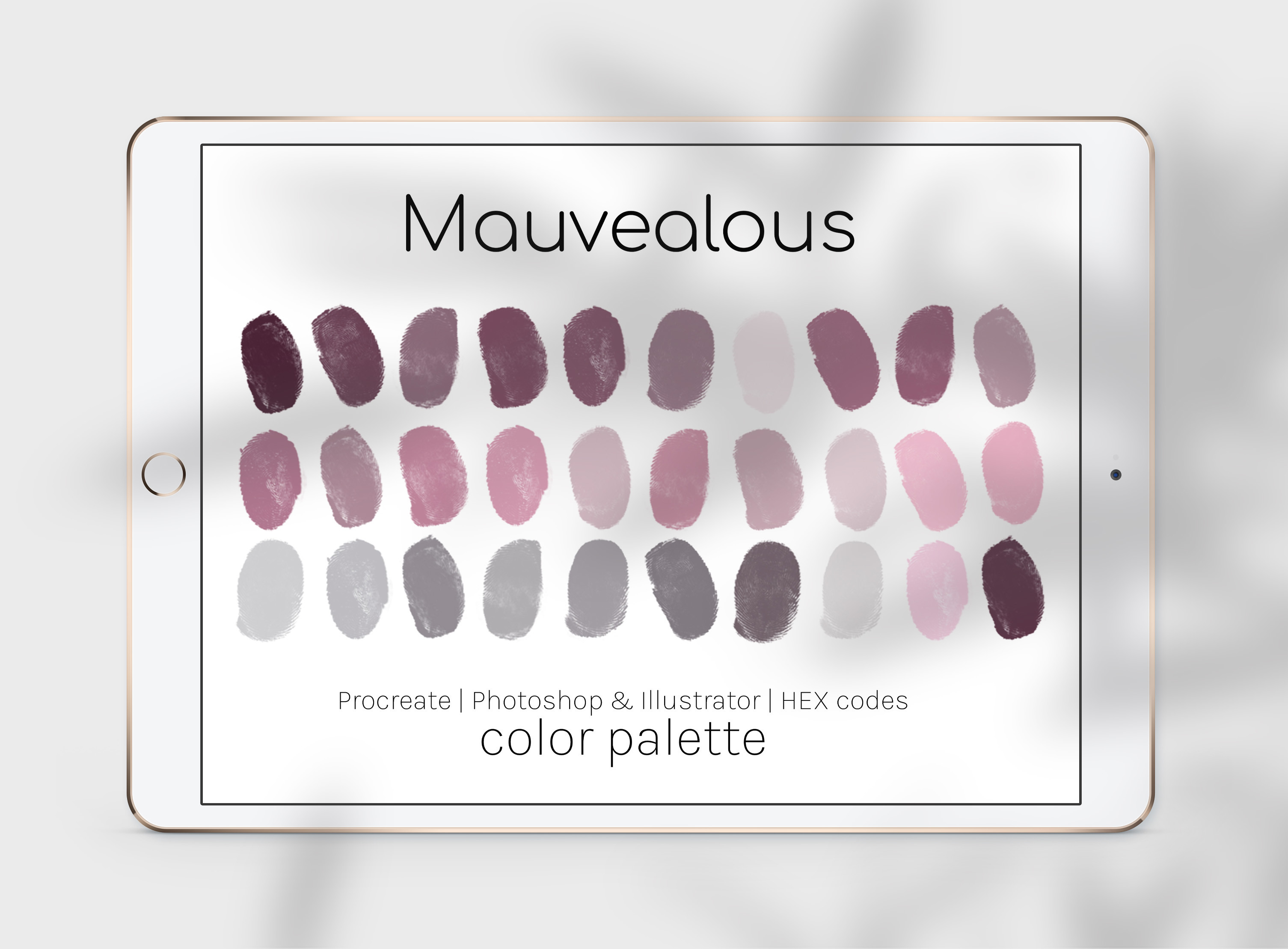 Mauvealous Color Palette Graphic by thedigitaldoodle · Creative Fabrica