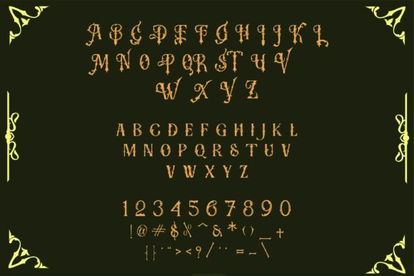 Moenstrum Font PNG with transparent background - Preview 2