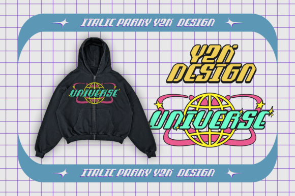 Parky Font PNG with transparent background - Preview 2