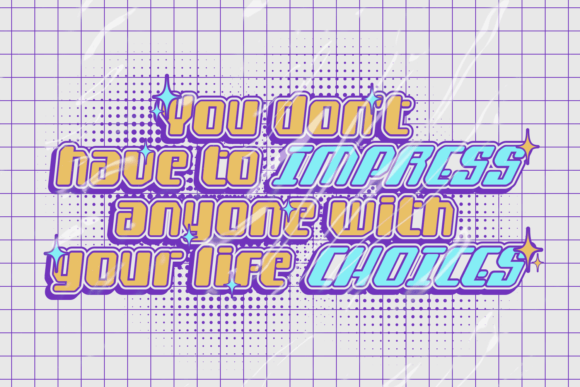 Parky Font PNG with transparent background - Preview 4