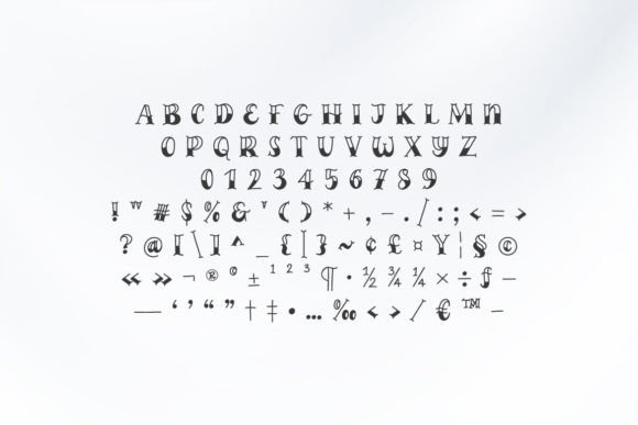 Rumbling Dog Font PNG with transparent background - Preview 3