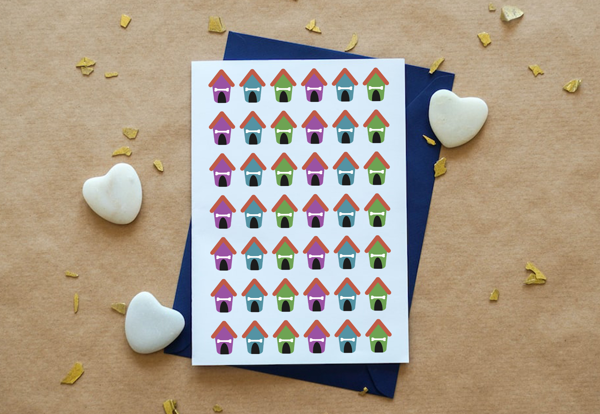 Dog House Sticker Sheet