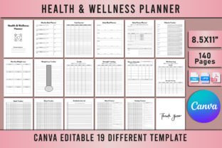 Health & Wellness Planner For Canva