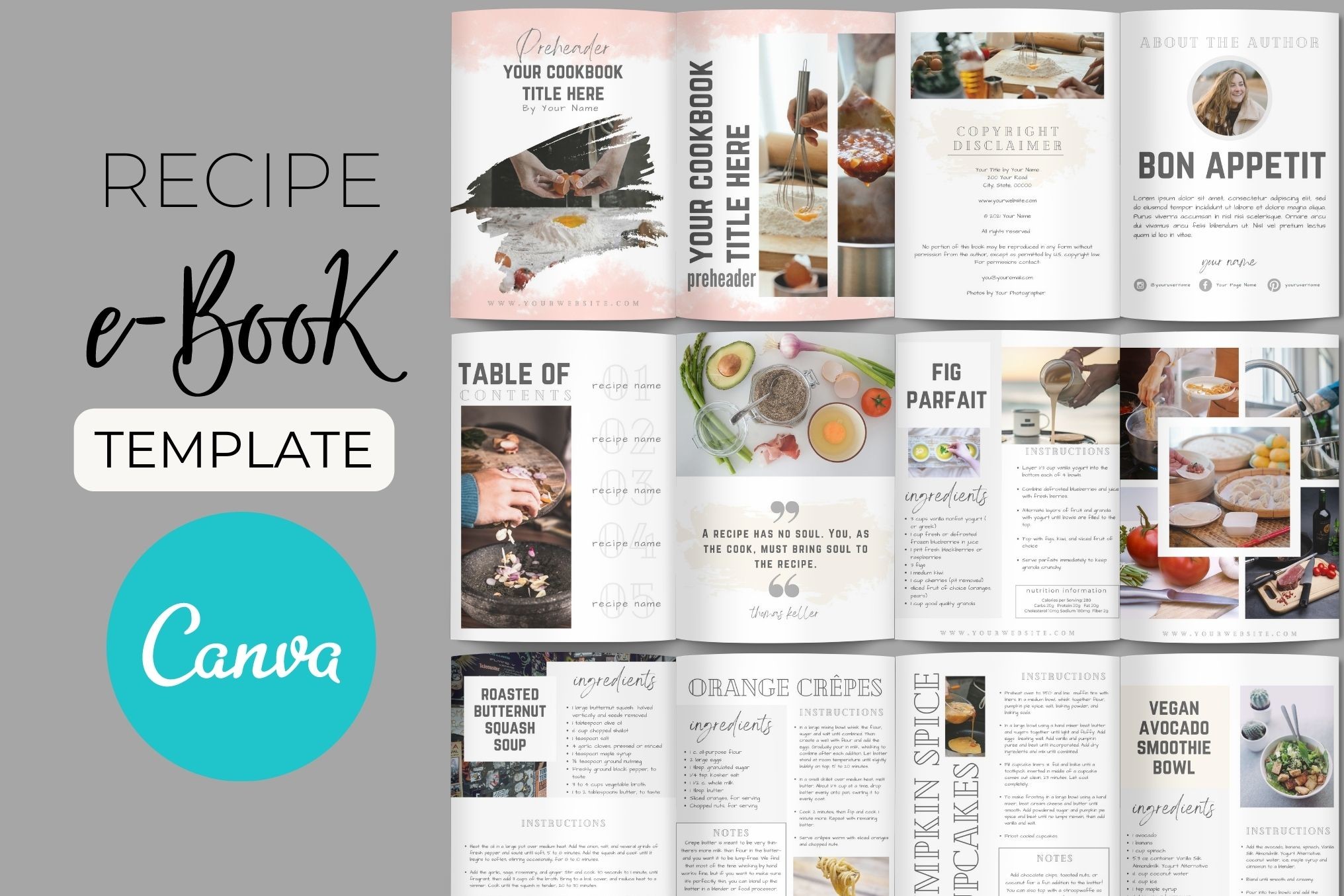 Canva ECourse Workbook & Ebook Graphic by craftsmaker · Creative Fabrica