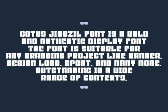 Cotus Jigozil Font - Preview 4