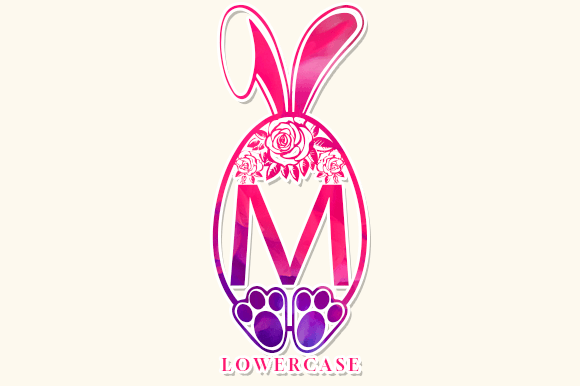 Easter Bunny Rose Font - Preview 1
