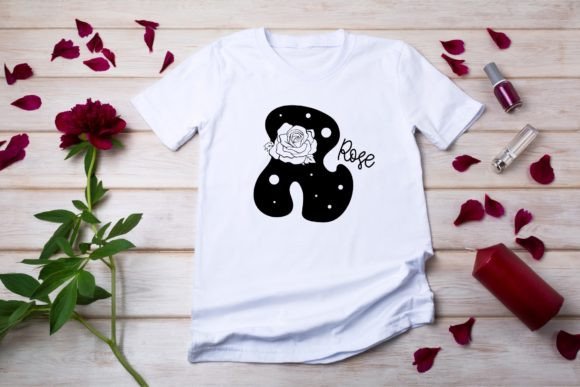 Groovy Rose Font PNG with transparent background - Preview 3