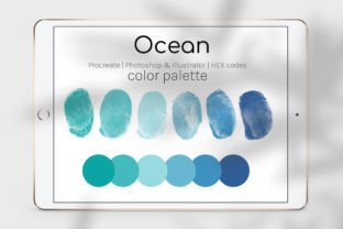 Ocean Color Palette Graphic by thedigitaldoodle · Creative Fabrica