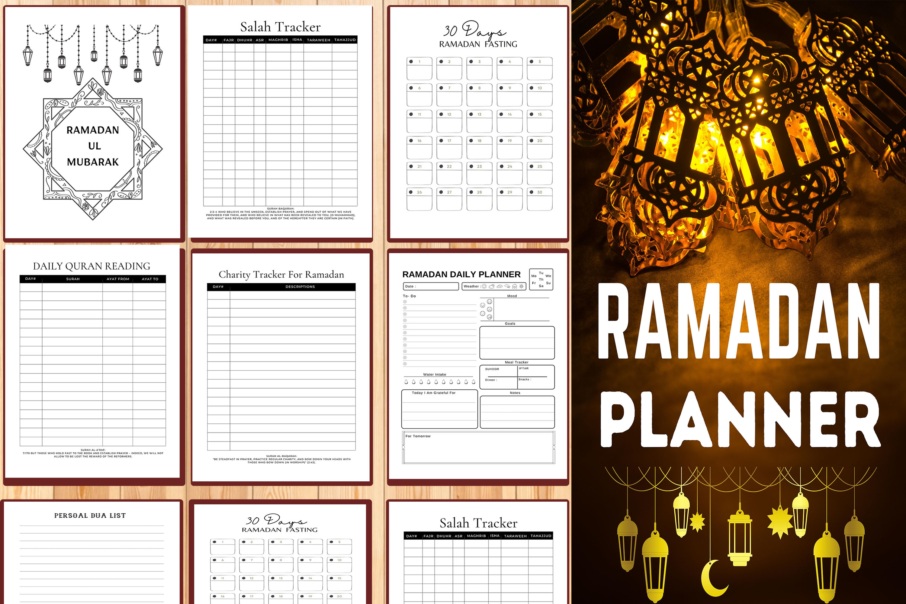 Ramadan Planner KDP Interiors Graphic by Printable Design · Creative ...