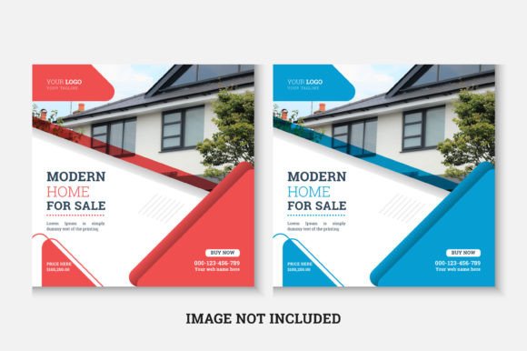Preview of Real Estate House Property Social Media real estate social media template