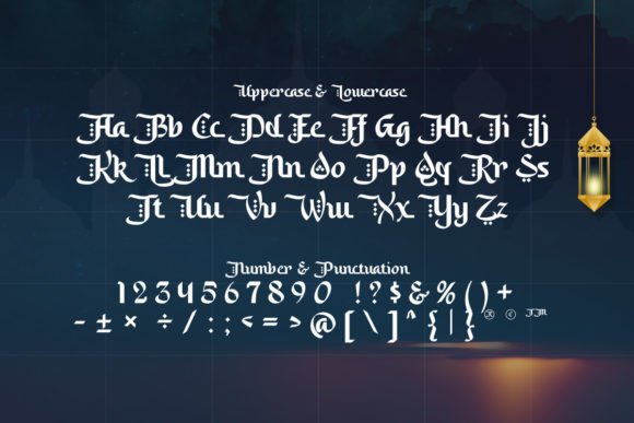 Saleha Font PNG with transparent background - Preview 1