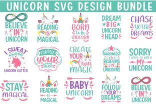Unicorn Svg Bundle Graphic by jerin505 · Creative Fabrica