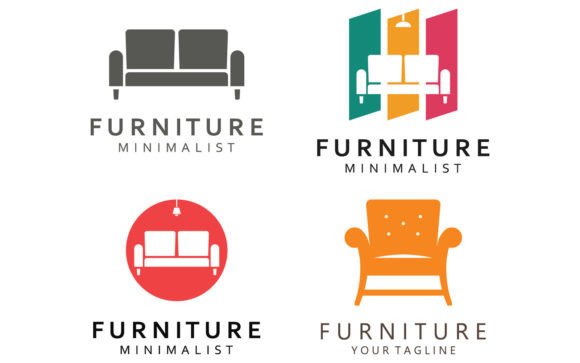 Vector Illustration Furniture Logo Icon