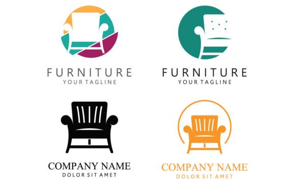 Vector Illustration Furniture Logo Icon
