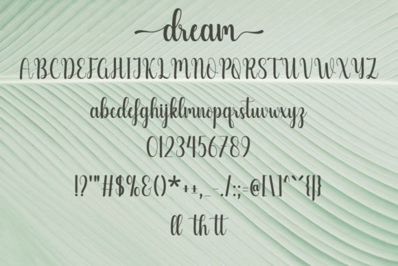 Dream Font - Preview 5