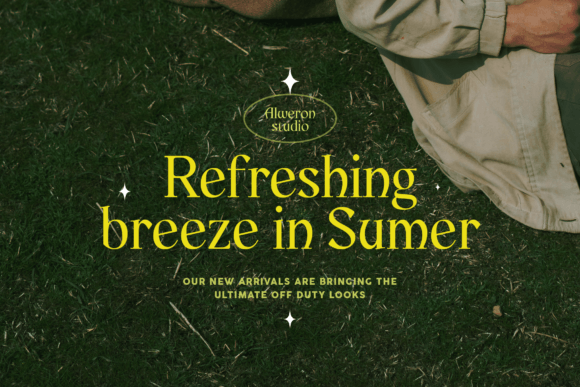Alweron Font - Preview 2