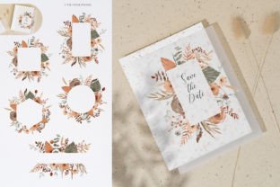 Autumn Watercolor Floral Frames Graphic by DervikArtStore · Creative ...