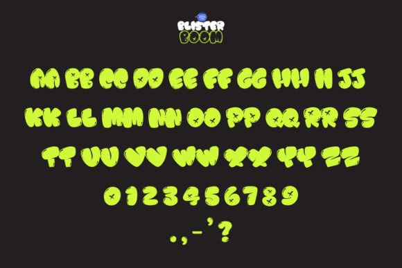 Blister Boom Font - Preview 1