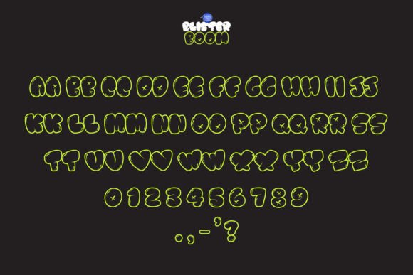 Blister Boom Font - Preview 2