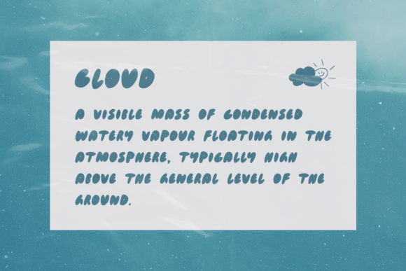 Cloudbusting Font - Preview 6