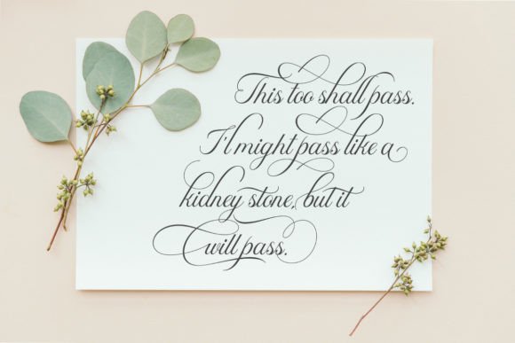 Donaparte Font PNG with transparent background - Preview 2