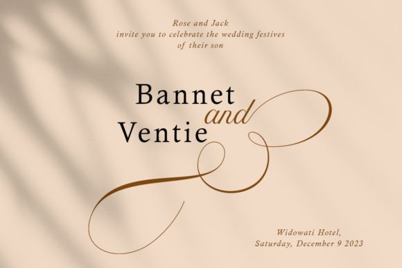 Donaparte Font PNG with transparent background - Preview 4