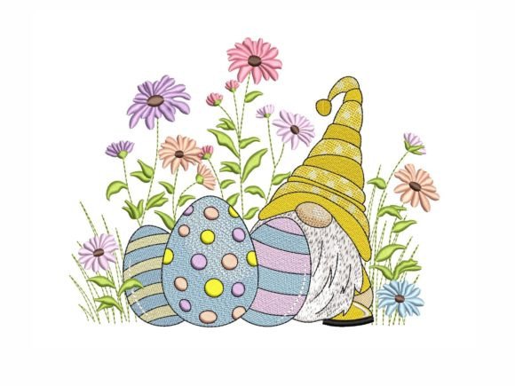 Easter Floral Gnome