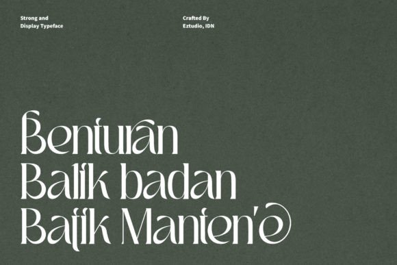 Ez-sanjaya Font - Preview 1