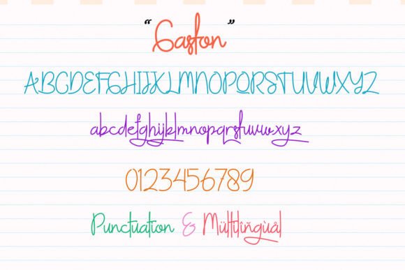 Gaston Font - Preview 5