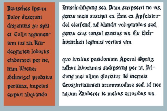 German Chocolate Font - Preview 1