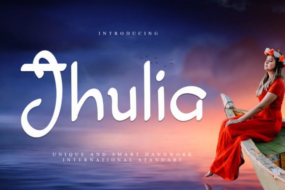 Jhulia Script & Handwritten Font By GiaLetter
