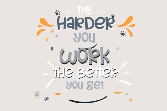 Little Fugue Font PNG with transparent background - Preview 3