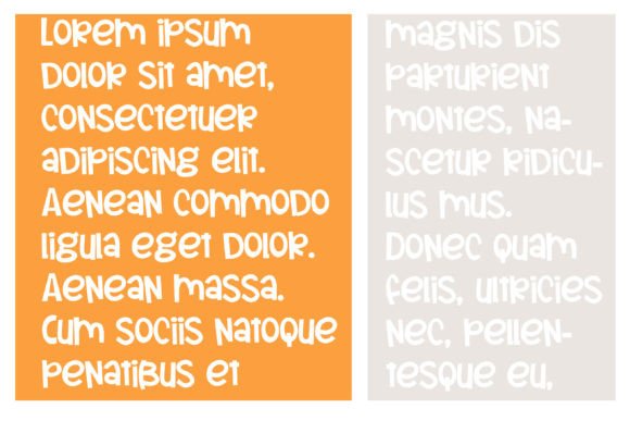 Little Fugue Font PNG with transparent background - Preview 4