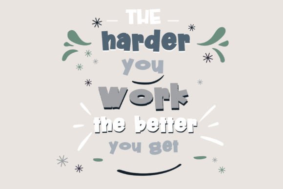 Maizy Font PNG with transparent background - Preview 3