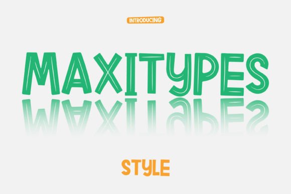 Maxitype Font PNG with transparent background - Preview 1