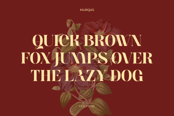 Murqas Font PNG with transparent background - Preview 5