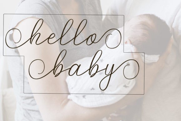 Nathale Font PNG with transparent background - Preview 3
