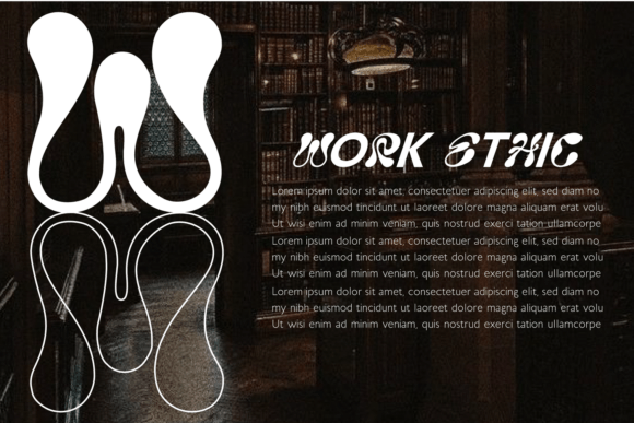 October 1892 Font PNG with transparent background - Preview 3