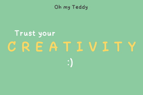 Oh My Teddy Font PNG with transparent background - Preview 4
