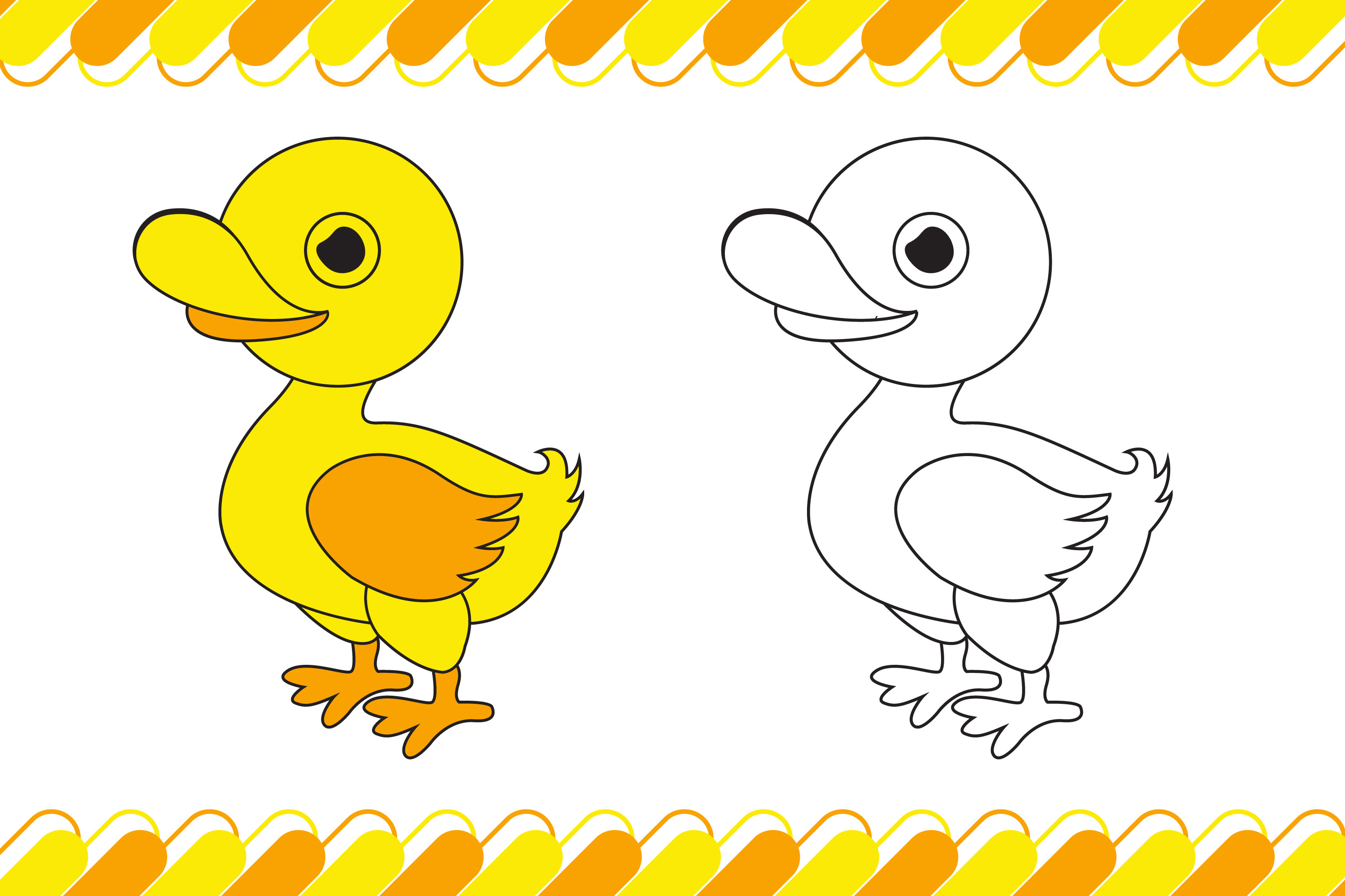 Quak Coloring Page for Kids Graphic by tinmograph · Creative Fabrica