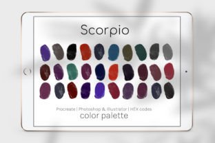 Scorpio Color Palette Graphic by thedigitaldoodle · Creative Fabrica