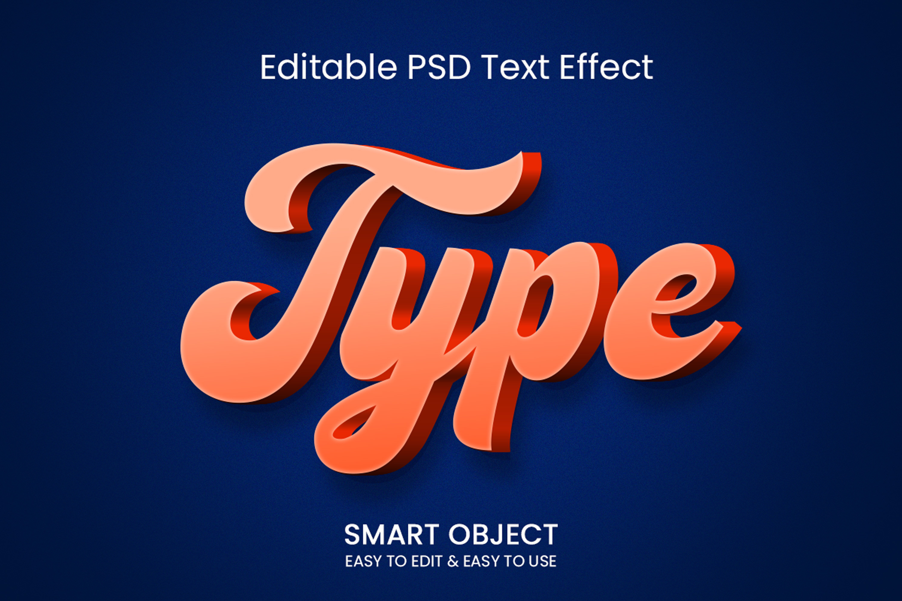 Type Editable 3d Text Effect Graphic by DESIGNSKIT · Creative Fabrica