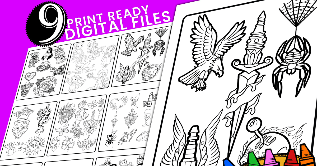 How To Create Coloring Pages For Free And Start Selling - Creative Fabrica