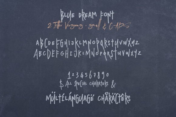 Blue Dream Font - Preview 1